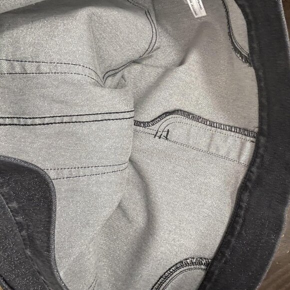 Lane Bryant High Rise Pull On Glitter Jegging Pants Womens 18 Black Signature - Picture 14 of 14